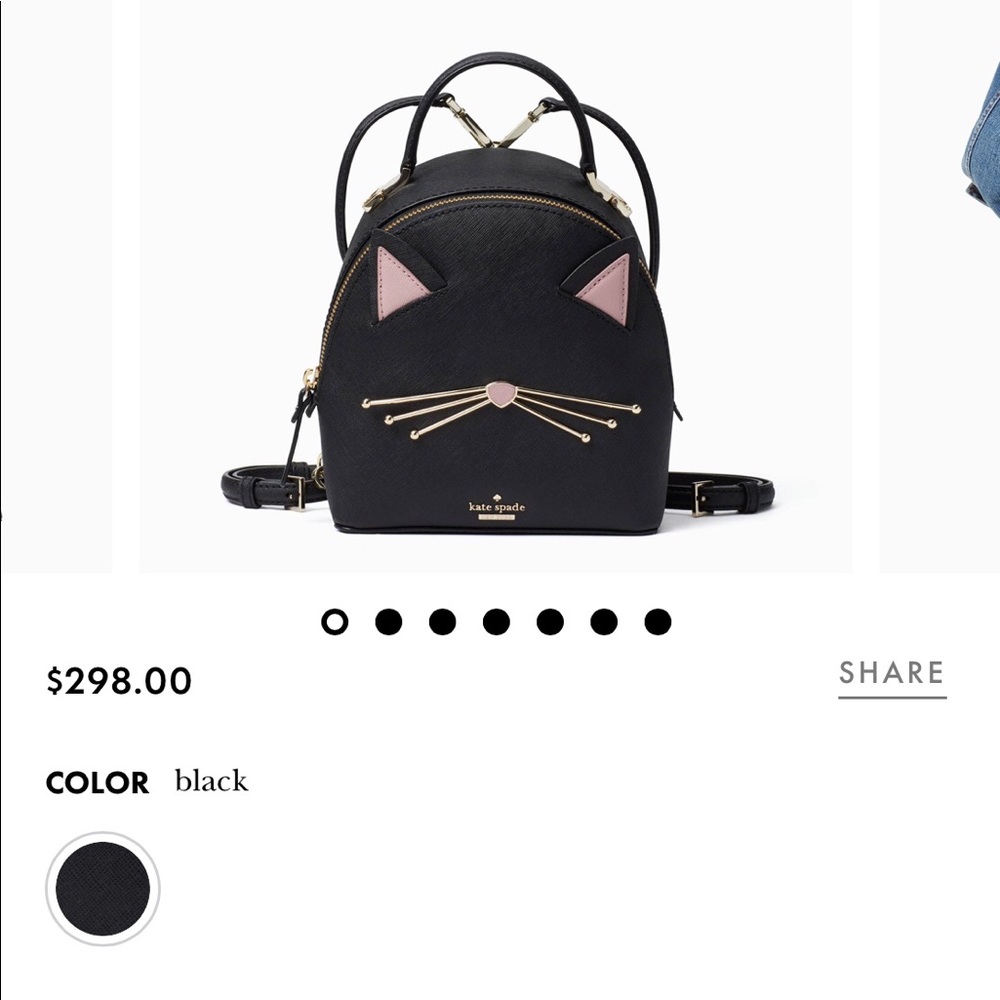 Katespade kitty backpack